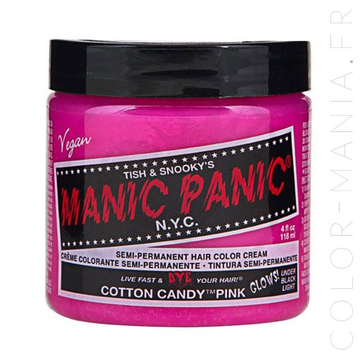 Coloration Cheveux Rose Cotton Candy Pink UV - Manic Panic – Image 6