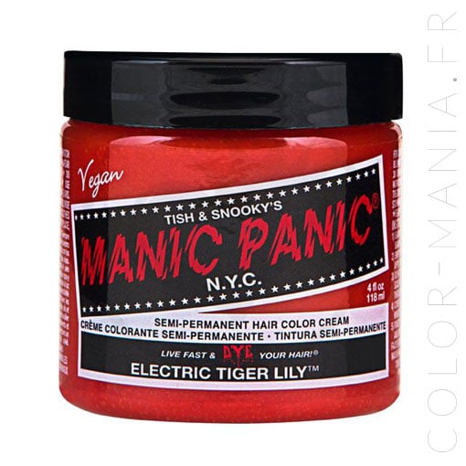 Pot de coloration cheveux Electric Tiger Lily de Manic Panic