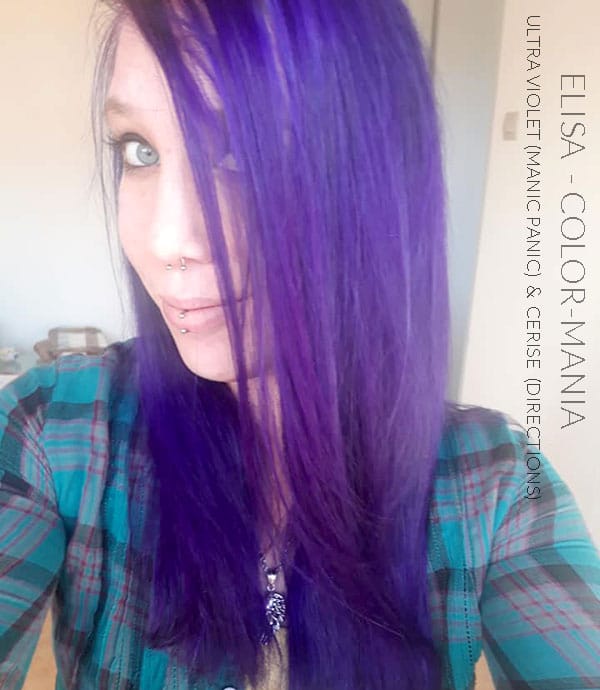 Merci Elisa :) Coloration Cheveux Ultra Violet - Manic Panic | Color-Mania