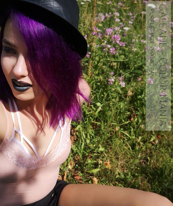Merci Galéane :) Coloration Cheveux Violet Purple Haze - Manic Panic | Color-Mania