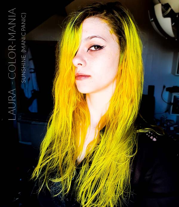 Merci Laura :) Coloration Cheveux Jaune Sunshine - Manic Panic | Color-Mania