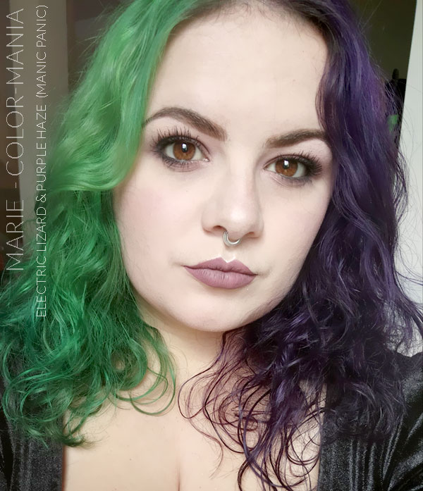Merci Marie :) Coloration Cheveux Vert Electric Lizard UV - Manic Panic | Color-Mania