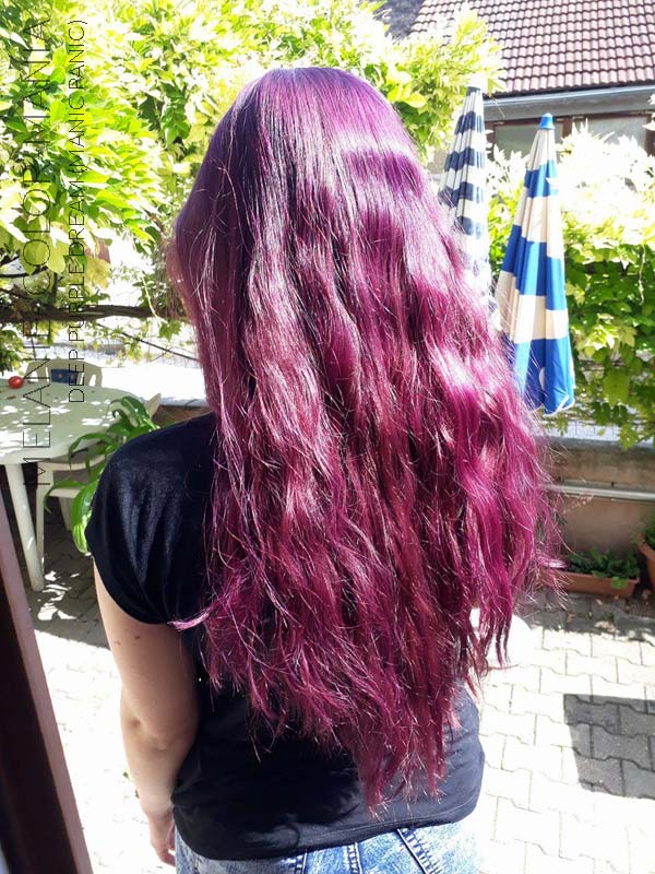 Merci Melanie :) Coloration Cheveux Violet Deep Purple Dream – Manic Panic - Base blond fonce non decoloree | Color-Mania