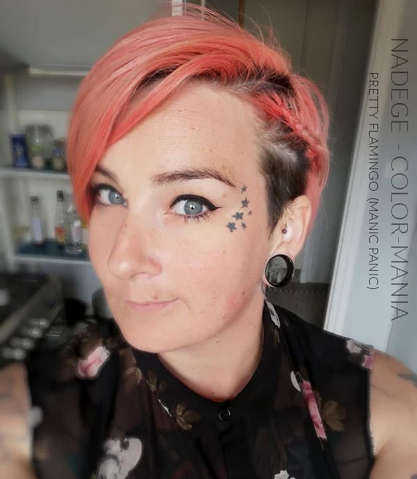 Merci Nadège :) Coloration Cheveux Corail Pretty Flamingo UV - Manic Panic | Color-Mania