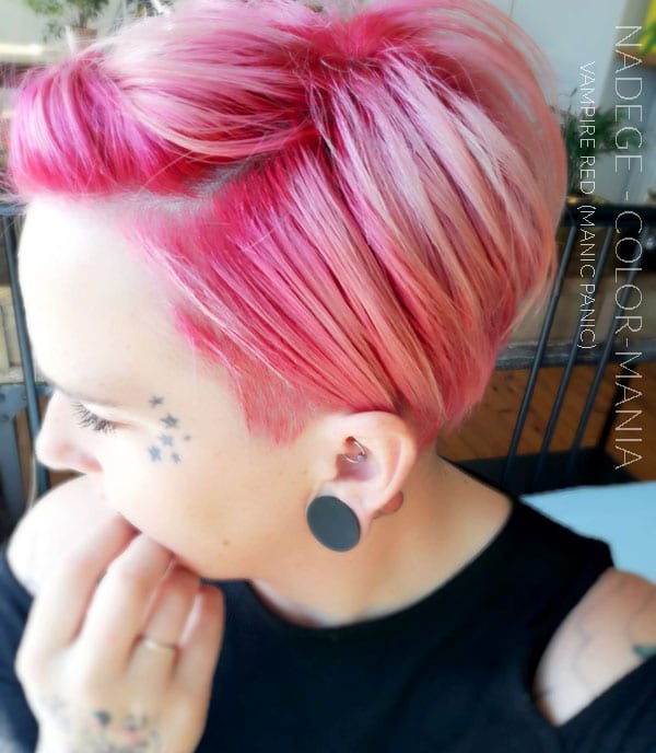 Merci Nadège :) Coloration Cheveux Rouge Vampire Red - Manic Panic - Dilué | Color-Mania