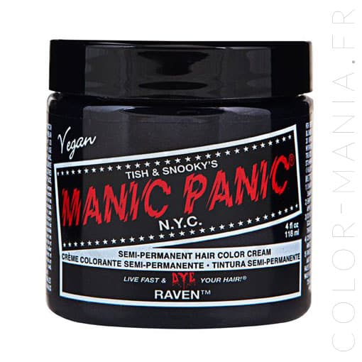 Coloration Cheveux Noir Profond - Manic Panic | Color-Mania