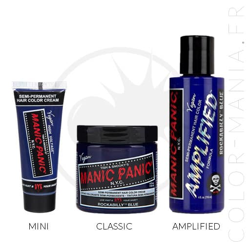 Coloration Cheveux Bleu Rockabilly Blue - Manic Panic | Color-Mania