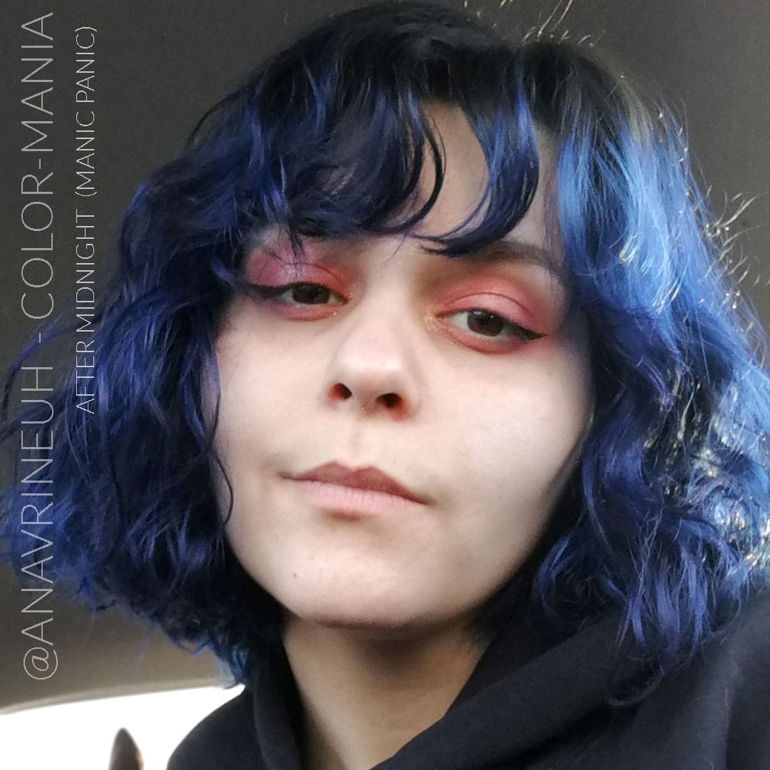 Merci Sara :) Coloration Cheveux Bleu After Midnight - Manic Panic | Color-Mania