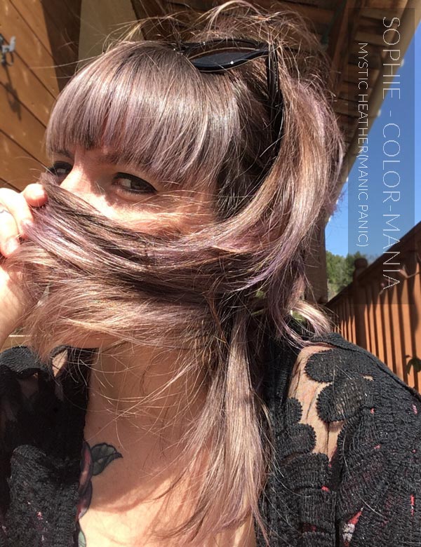 Merci Sophie :) Coloration Cheveux Lavande Mystic Heather - Manic Panic | Color-Mania