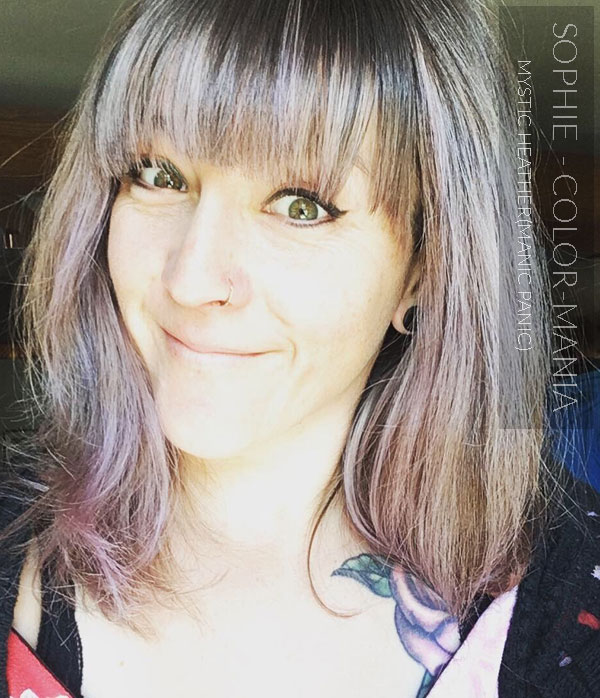 Merci Sophie :) Coloration Cheveux Lavande Mystic Heather - Manic Panic | Color-Mania