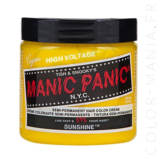 Coloration Cheveux Jaune Soleil - Manic Panic | Color-Mania