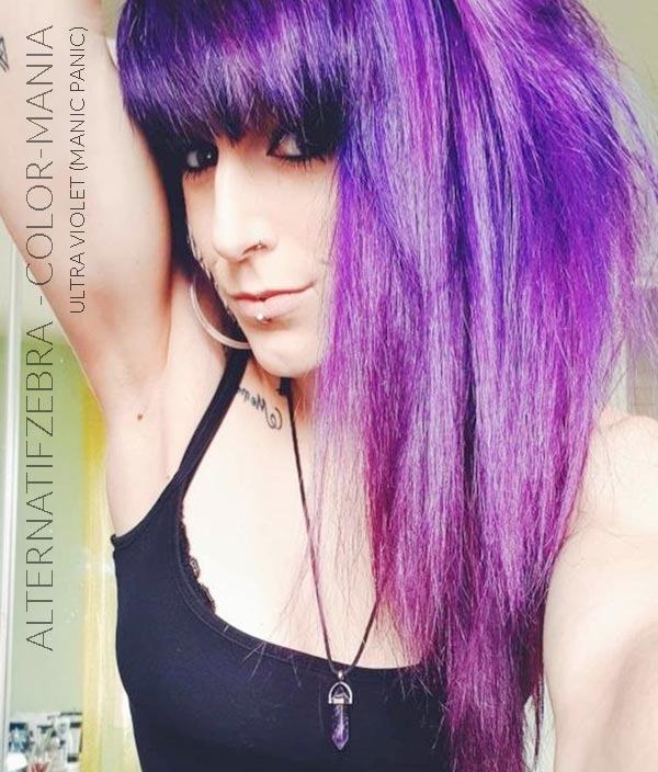 Merci Alternatifzebra :) Coloration Cheveux Ultra Violet - Manic Panic | Color-Mania