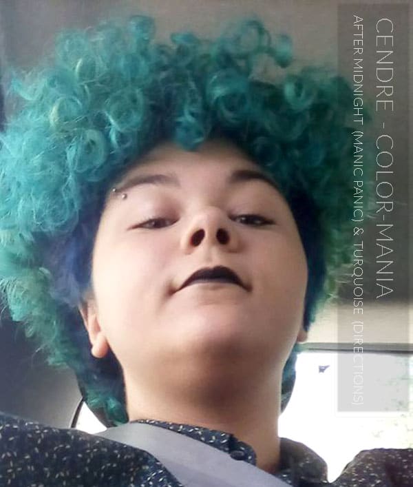 Merci Cendre :) Coloration Cheveux Bleu After Midnight - Manic Panic | Color-Mania