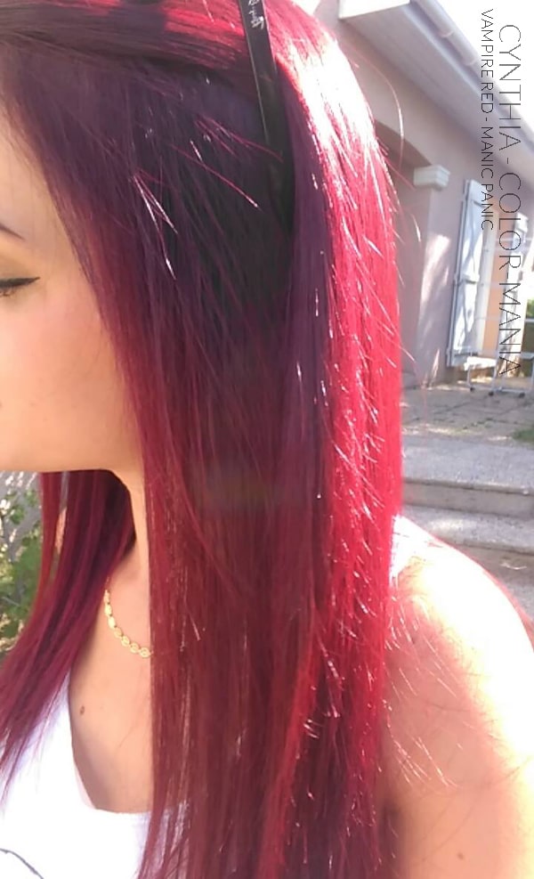 Merci Cynthia :) Coloration Cheveux Vampire Red- Manic Panic
