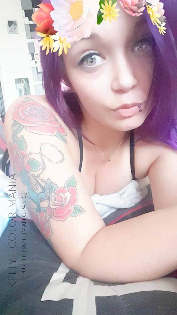 Merci Kelly :) Coloration Cheveux Violet Purple Haze - Manic Panic | Color-Mania