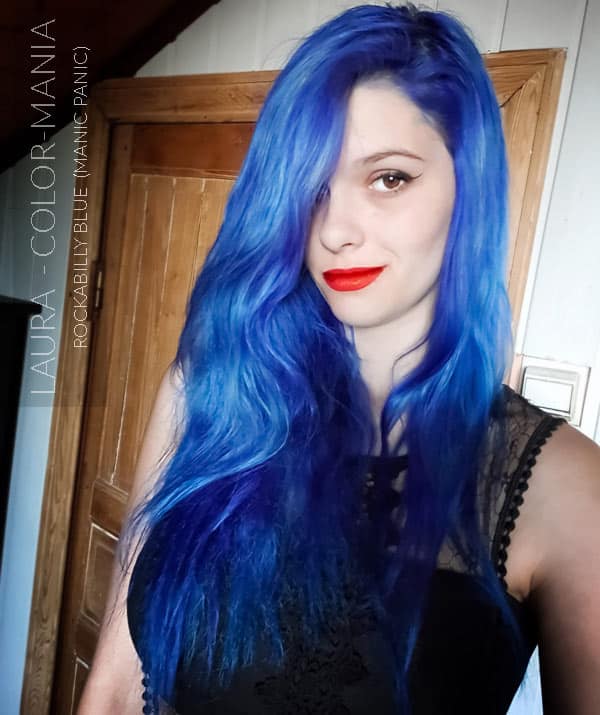 Merci Laura :) Coloration Cheveux Bleu Rockabilly Blue - Manic Panic | Color-Mania