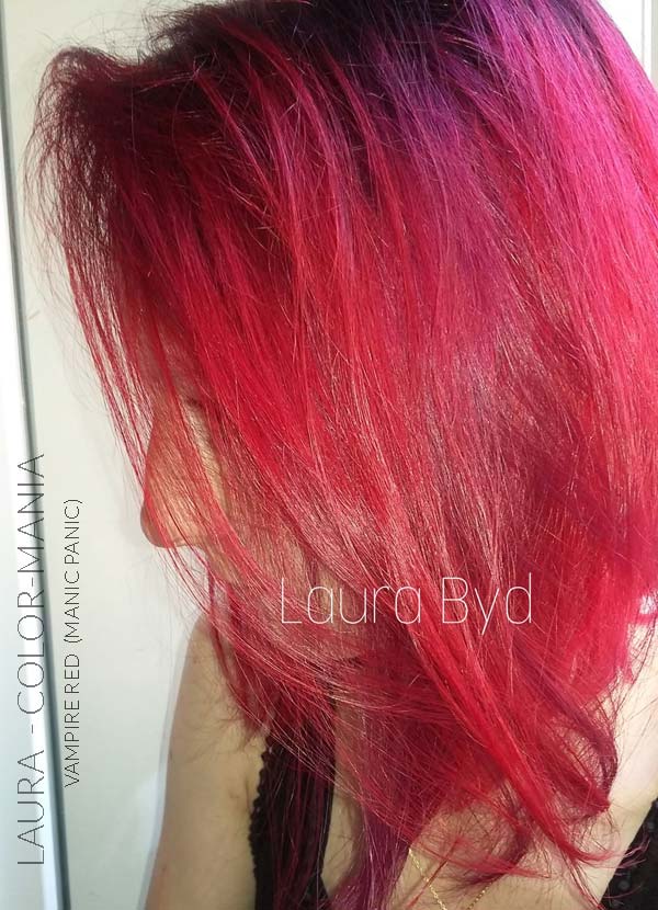 Merci Laura :) Coloration Cheveux Rouge Vampire Red - Manic Panic | Color-Mania