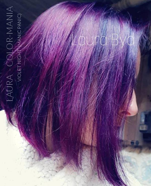 Merci Laura :) Coloration Cheveux Violet Night - Manic Panic | Color-Mania