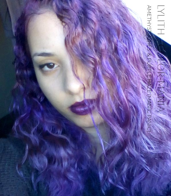 Merci Lyllith :) Coloration Cheveux Lilas Amethyst Ashes - Manic Panic | Color-Mania
