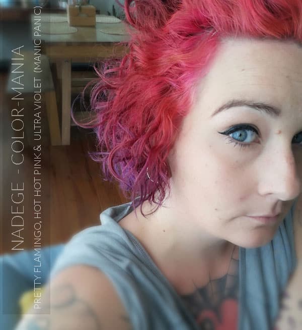 Merci Nadège :) Coloration Cheveux Rose Hot Hot Pink UV - Manic Panic | Color-Mania