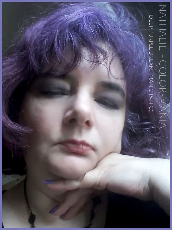 Merci Nathalie :) Coloration Cheveux Violet Deep Purple Dream - Manic Panic | Color-Mania