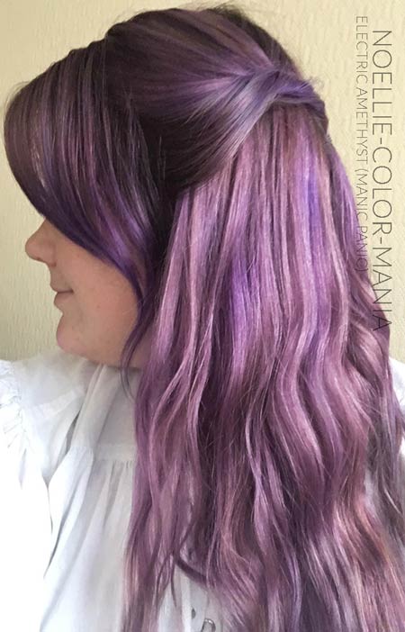 Merci Noellie :) Coloration Cheveux Violet Electric Amethyst - Manic Panic