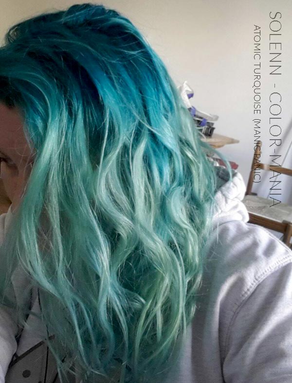 Merci Solenn :) Coloration Cheveux Atomic Turquoise - Manic Panic | Color-Mania