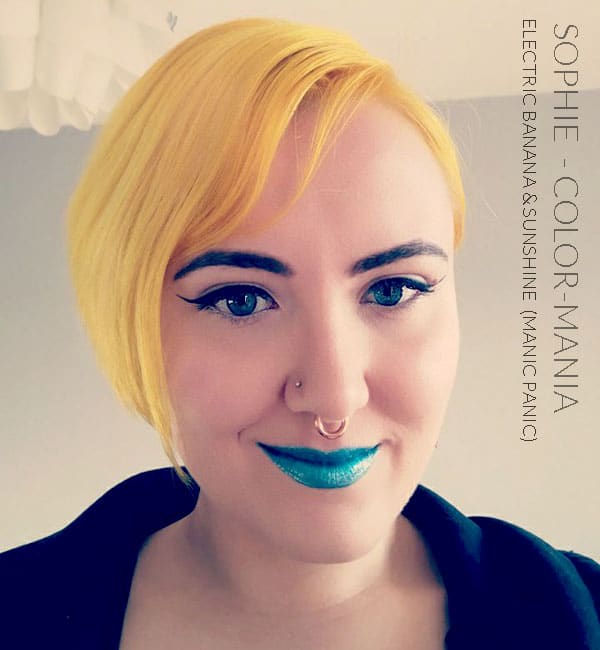 Merci Sophie :) Coloration Cheveux Jaune Sunshine - Manic Panic | Color-Mania