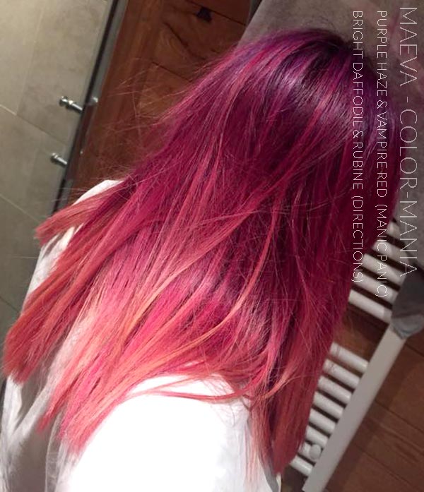 Merci Maeva :) Coloration Cheveux Violet Purple Haze - Manic Panic | Color-Mania
