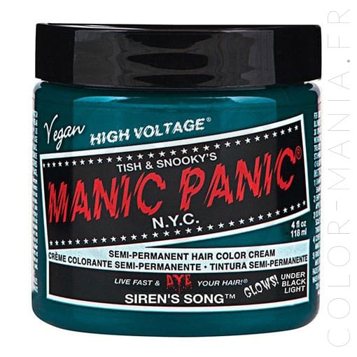 Coloration Cheveux Vert Chant de Sirène - Manic Panic | Color-Mania