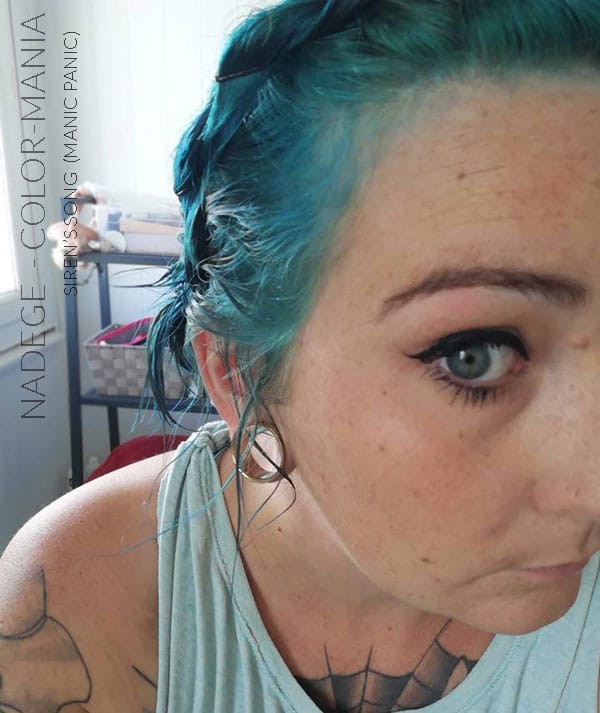 Merci Nadège :) Coloration Cheveux Vert Siren's Song - Manic Panic | Color-Mania