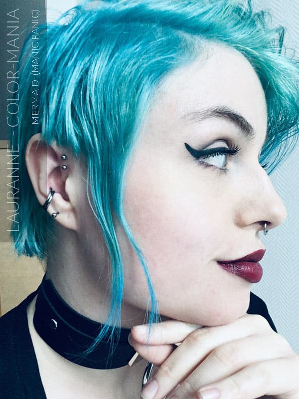 Merci Lauranne :) Coloration Cheveux Bleu Sirène Mermaid - Manic Panic | Color-Mania
