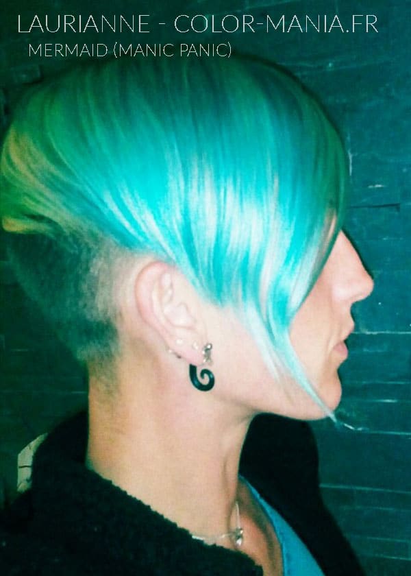 Coloration Cheveux Bleu Sirène Mermaid - Manic Panic | Color-Mania