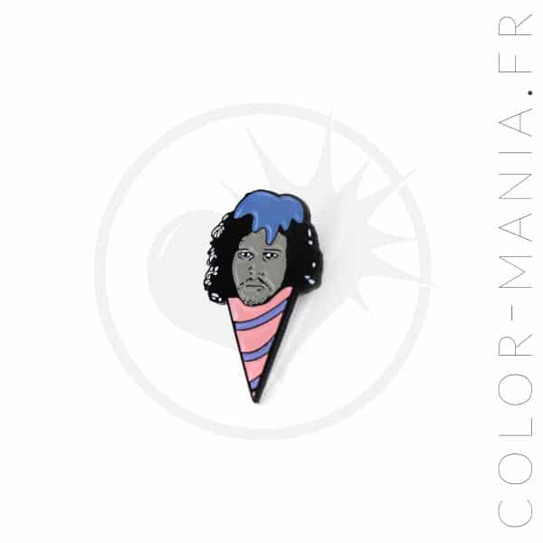 Pin's Jonny Snowcone Rose et Bleu | Color-Mania