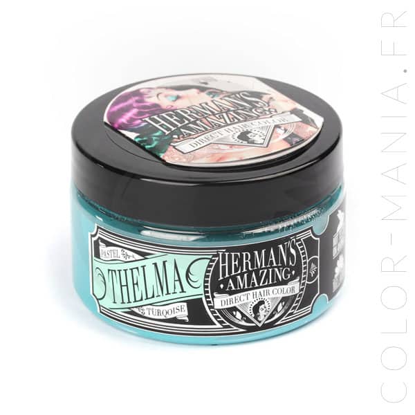 Coloration Cheveux Bleu Thelma Turquoise - Herman's Amazing | Color-Mania