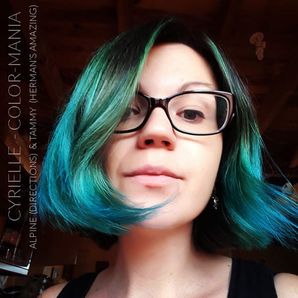 Merci Cyrielle :) Coloration Cheveux Bleu-Vert Tammy Turquoise - Herman's Amazing | Color-Mania