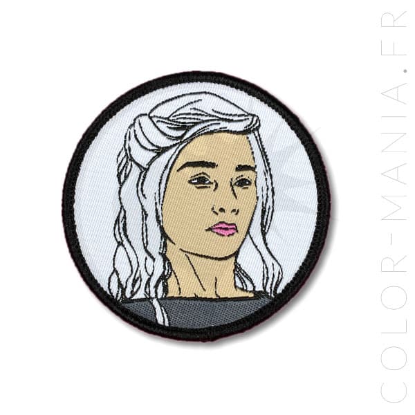 Patch Khaleesi Noir et Blanc | Color-Mania