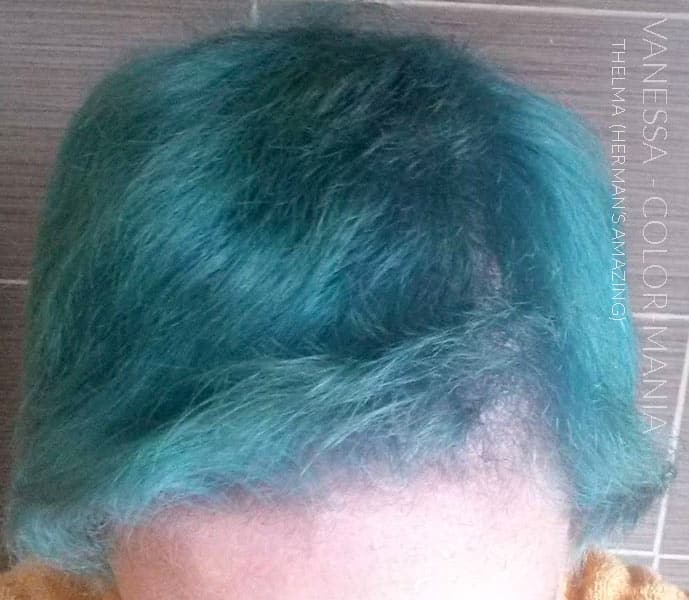 Merci Vanessa :) Coloration Cheveux Bleu Thelma Turquoise - Herman's Amazing | Color-Mania