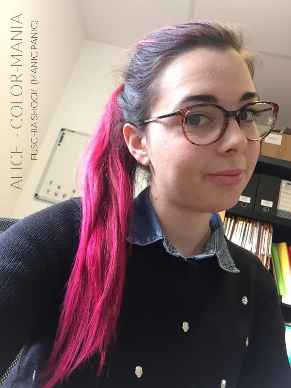 Merci Alice :) Coloration Cheveux Rose Fuschia Shock - Manic Panic | Color-Mania