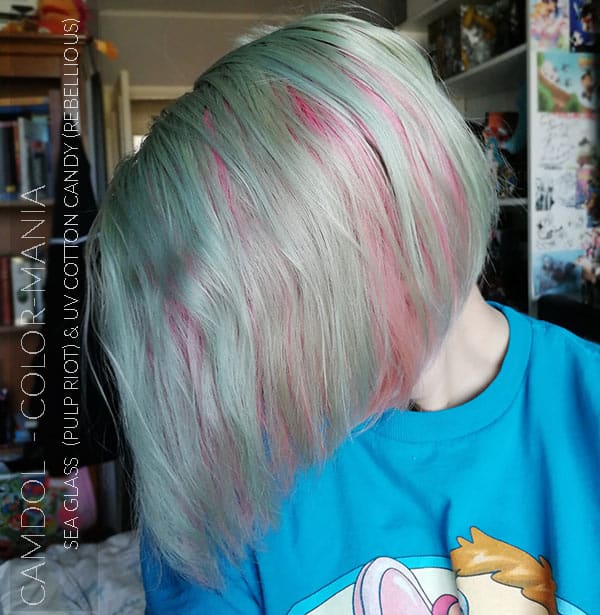 Merci Camdol :) Coloration Cheveux Vert Seaglass - Pulp Riot | Color-Mania