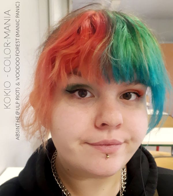 Merci Kokio :) Coloration Cheveux Vert Voodoo Forest - Manic Panic | Color-Mania