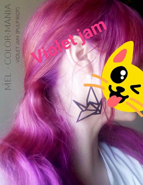 Merci Mel :) Coloration Cheveux Violet Jam - Pulp Riot | Color-Mania