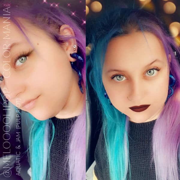 Merci @Meloooolipop Coloration Cheveux Bleu Aquatic - Pulp Riot | Color-Mania