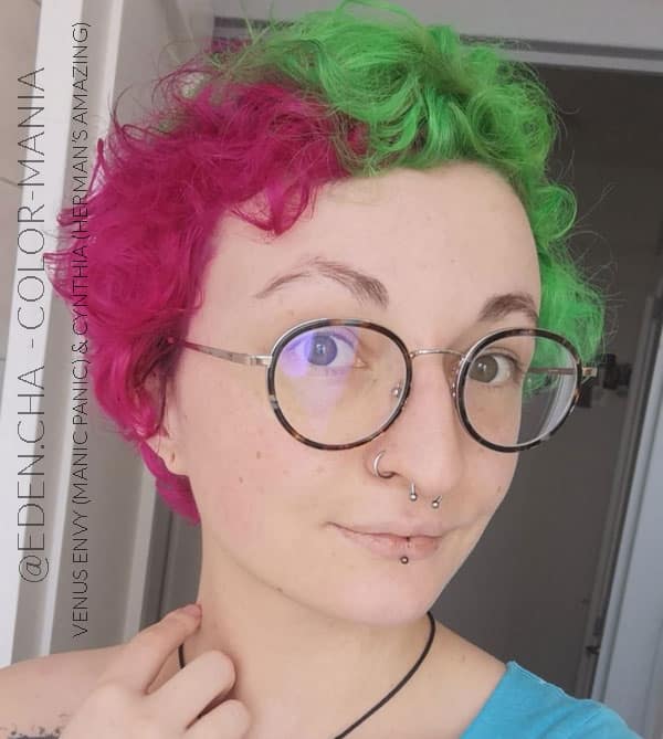 Merci Charlotte :) Coloration Cheveux Vert Venus Envy - Manic Panic | Color-Mania