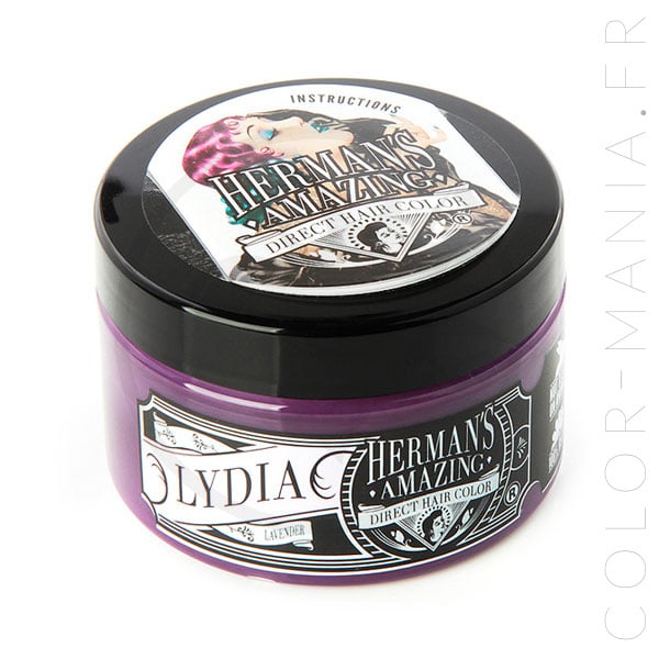 Coloration Cheveux Lavande Pastel Lydia - Herman's Amazing | Color-Mania.fr