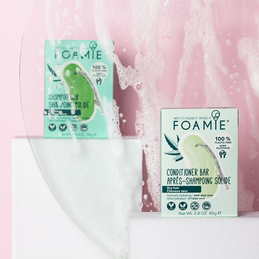 Shampoing Solide Aloe You Vera Much (pour cheveux secs) - Foamie | Color-Mania