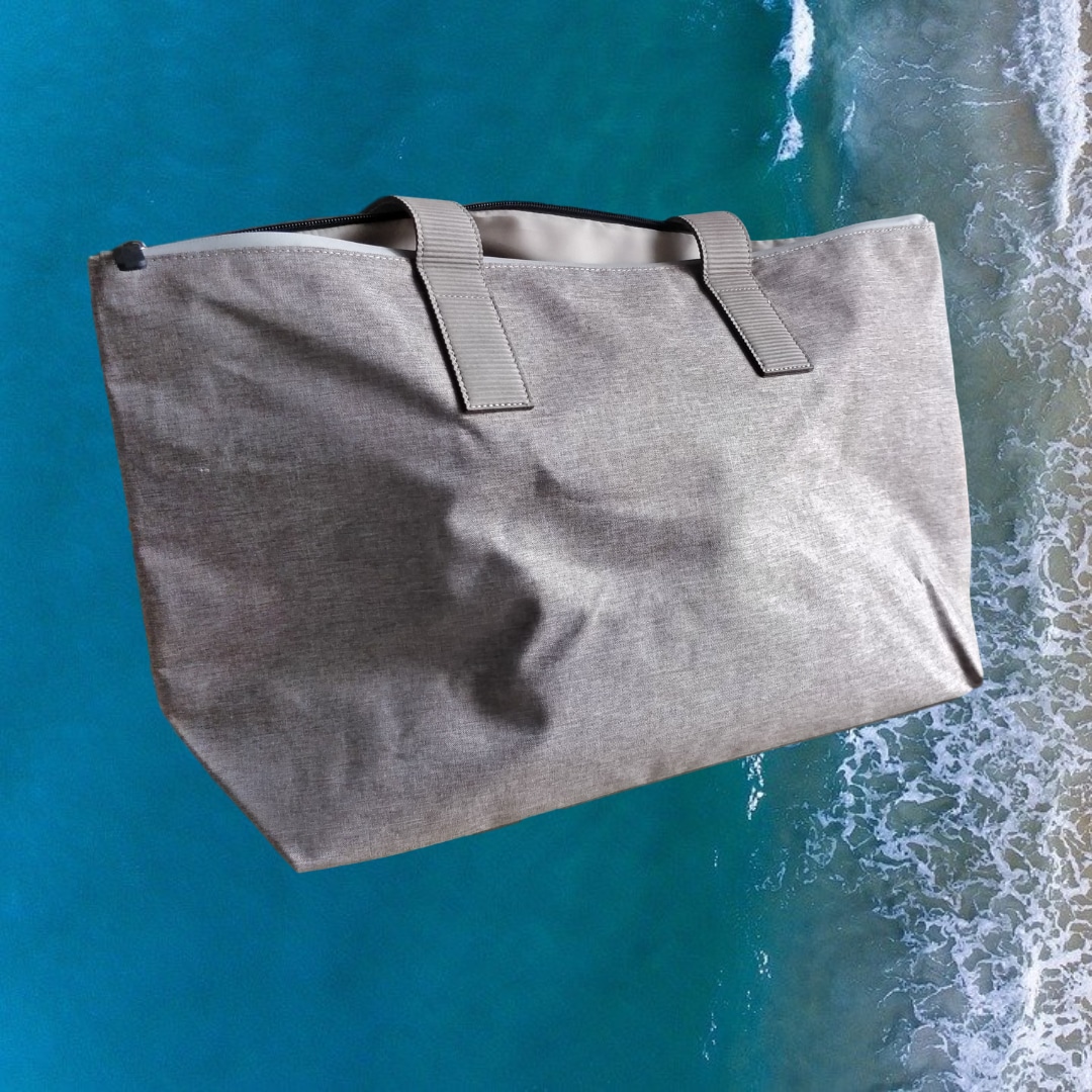 Sac de plage gris