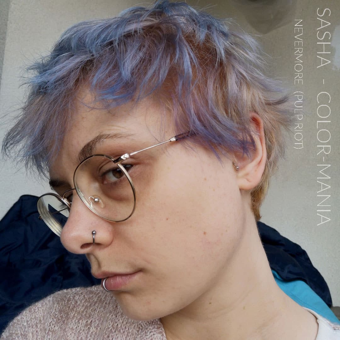 Merci Sasha :) Coloration Cheveux Violet Nevermore - Pulp Riot | Color-Mania