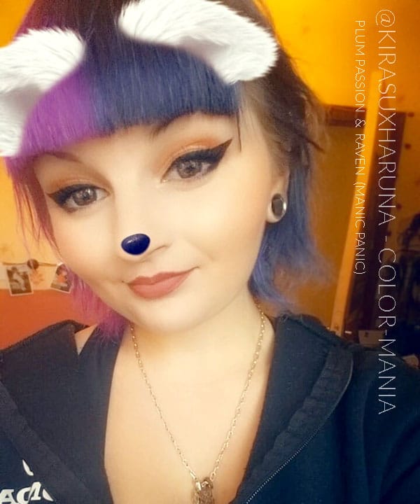 Merci @kirasuxharuna :) Coloration Cheveux Violet Prune Plum Passion - Manic Panic | Color-Mania