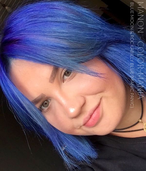 Merci Manon :) Coloration Cheveux Bleu Rockabilly Blue - Manic Panic | Color-Mania
